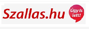 The logo of our partner, szallas.hu.