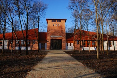 Picture of the entrance to the Wildlife Park in Szeged.